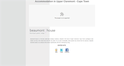 Desktop Screenshot of beaumonthouse.co.za
